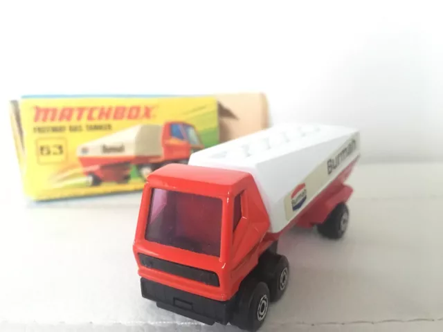 Matchbox Lesney Superfast mit OVP  Nr.36 Tanker Altes Spielzeug Auto LKW WIE NEU