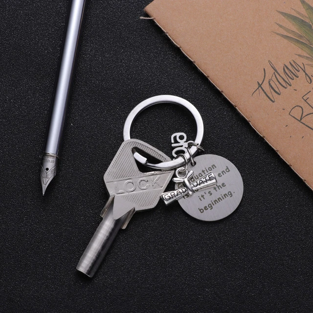 2019 Graduation Hanging Pendant Keychains Metal Keychain Key Chain 11