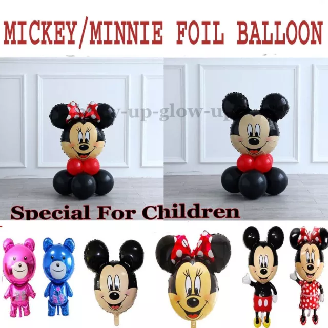 Grandi palloncini lamina compleanno Disney Topolino Minnie bambini festa ragazze ragazzi Regno Unito