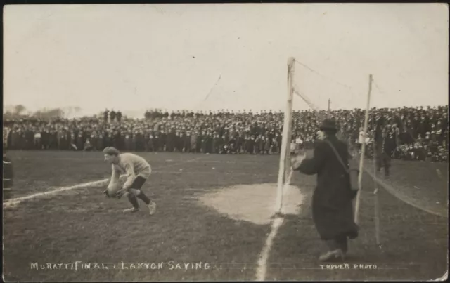 Real Photo - 'Muratti Vase Mens Football Final (Channel Islands) Lannon Savin...