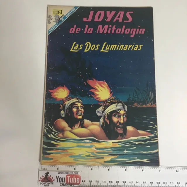 1968 Spanish Comics Joyas De La Mitologia #84 Las Dos Luminarias Novaro Mexico