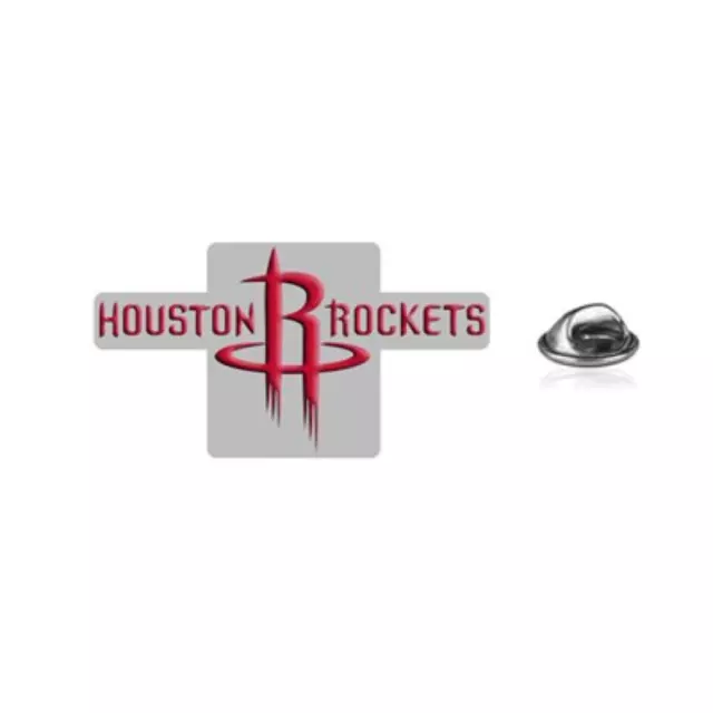 NBA Basketball Geschenkset (Größe Einheitsgröße) Houston Rockets Pin Abzeichen - Neu