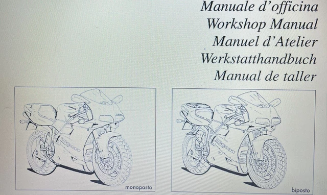 Ducati 748 916 Manuale Officina Riparazione Service, ducati 620 e chiedere altri