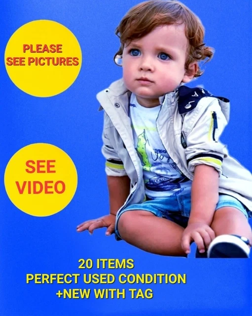 Huge Bundle Baby Boy Clothes Age 18-24 Months 20 Items Mixed Brands Nwt+Used #B