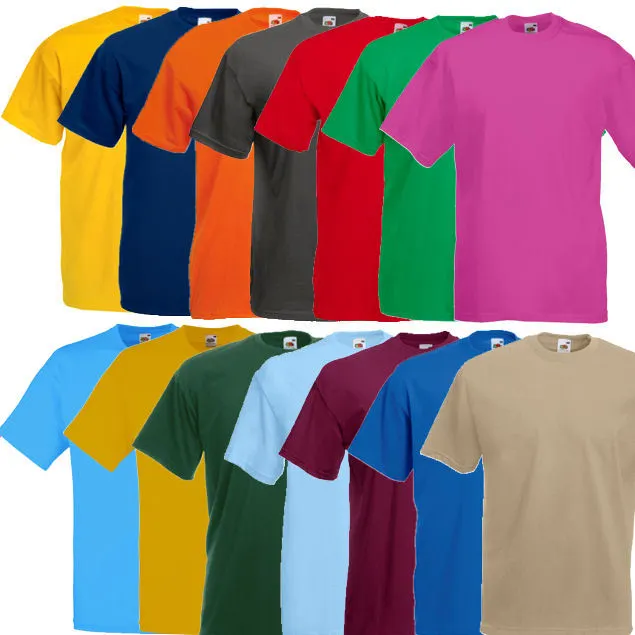 Fruit of the Loom Valueweight T-Shirt Herren T Shirt S M L XL XXL 3XL 4XL 5XL