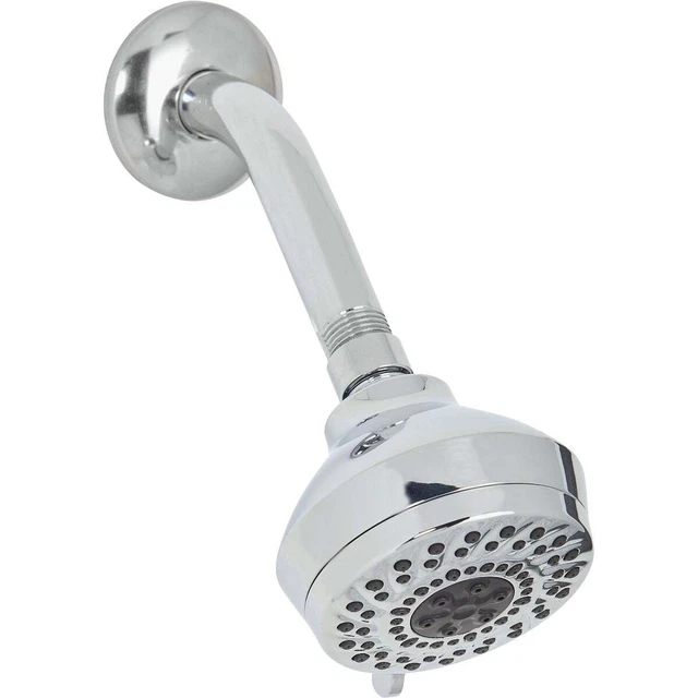 Cabezal de ducha fijo Home Impressions 6 aerosoles 1,8 GPM, cromo 722811CP hogar