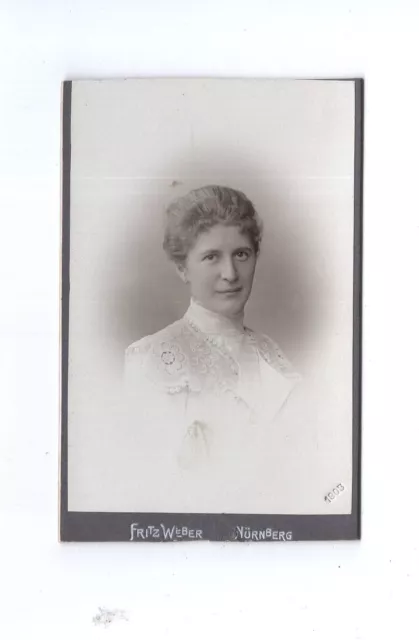 CDV Foto Damenportrait - Nürnberg 1903
