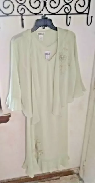 Vintage Robbie Bee Misses Size 10 100% Polyester Light Green Mother of the Bride