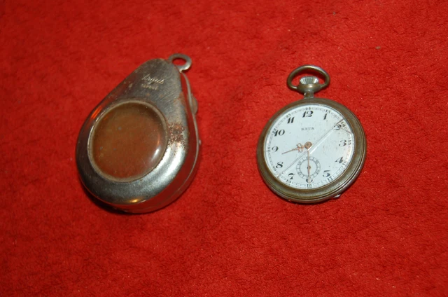 Lot De 4 Boîtes à Montre à Gousset ARGUS - Occasion Très Bon état - Pour Adulte Unisexe