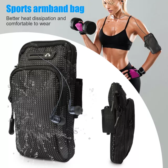 Sports Armband Running Jogging Gym Arm Band Pouch Bag Holder Case for Cell Phone