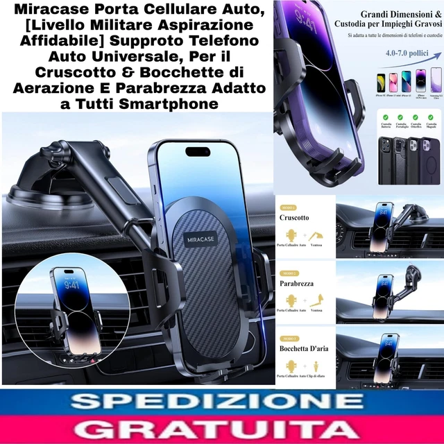 K009 Supporto Magnetico Compatto Per Telefono Da Auto Per - Foto 14