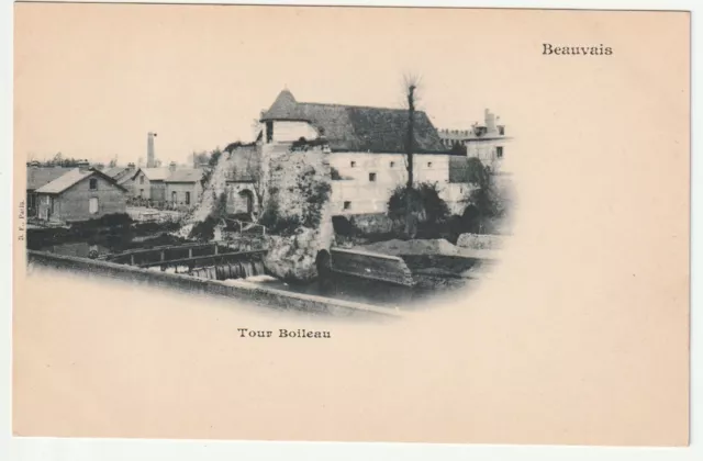 BEAUVAIS - Oise - CPA 60 - the Boileau tower - 1900 map