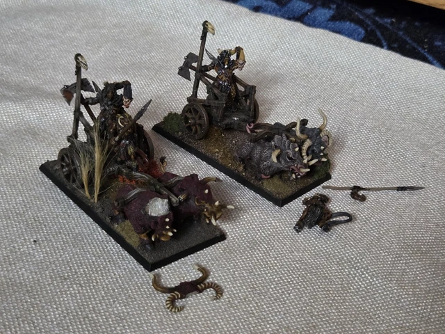 Figurine Ungors Warhammer - Hommes-Bêtes (Métal), Occasion, Référence P-00DPN