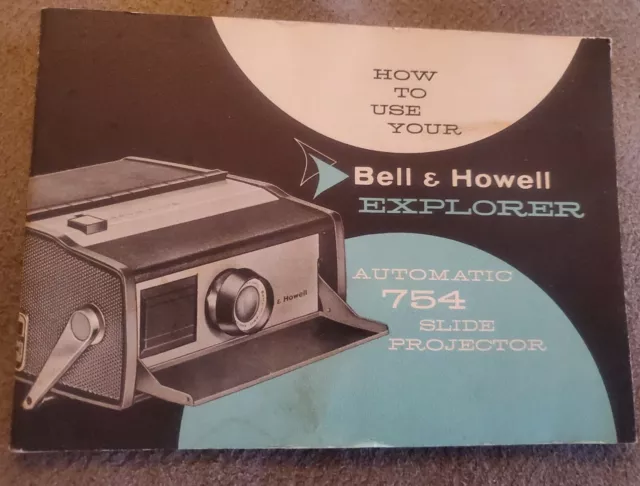 Bell&Howell 754 Slide Projector English Language Instructions Manual