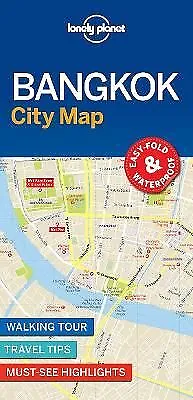 Lonely Planet Bangkok City Map 9781786579133 - Free Tracked Delivery