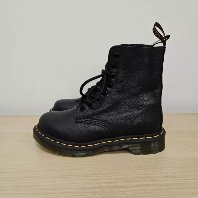DR MARTENS 1460 Pascal Black Soft Leather Ankle Boots Uk 3 Eu 36 Women ...