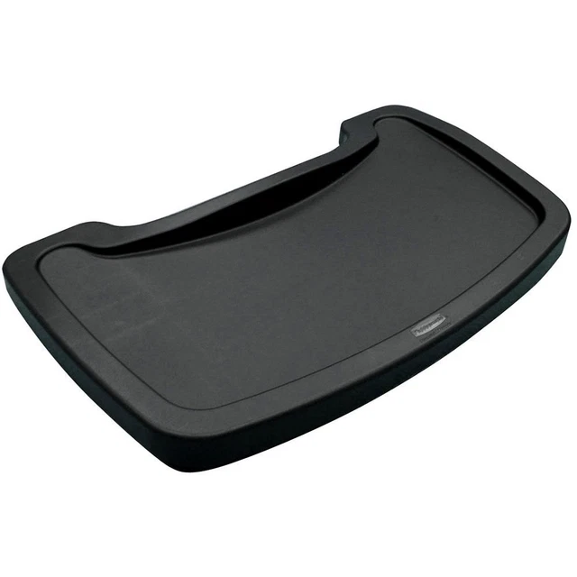 Rubbermaid FG781588BLA Black High Chair Tray for Model 7806-88