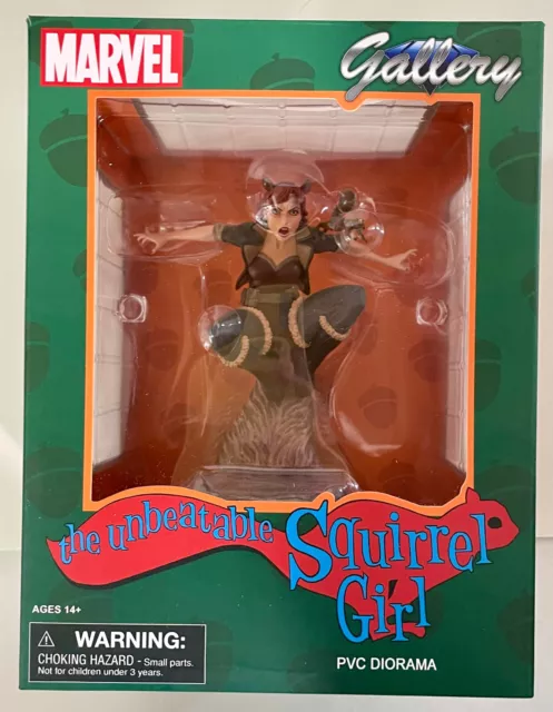 DIAMOND SELECT MARVEL Gallery Squirrel Girl 9" PVC Diorama Statue