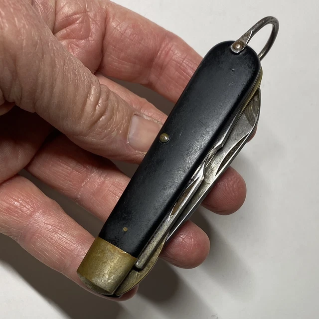 VINTAGE CAMILLUS NEW York USA 2 Blade Folding Pocket Knife Tool Knife