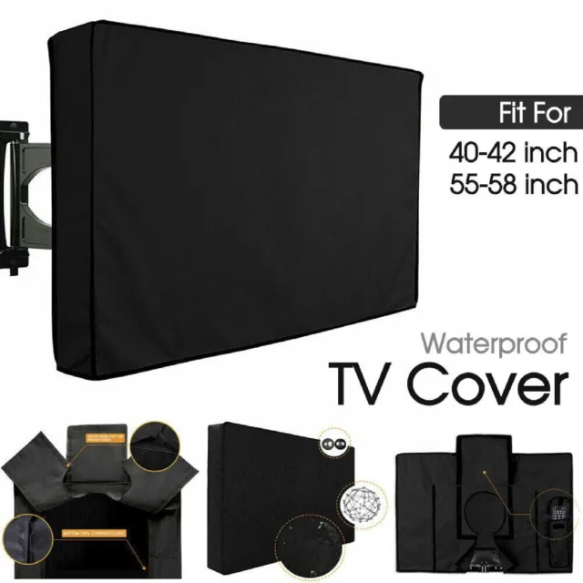 40-58 Inch Dustproof Waterproof TV Cover Outdoor Patio Flat Television Protector