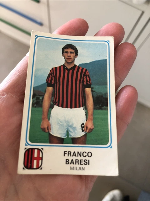 Autocollant Panini 1978/79 #186 Franco Baresi - Récupéré & Reconstruit