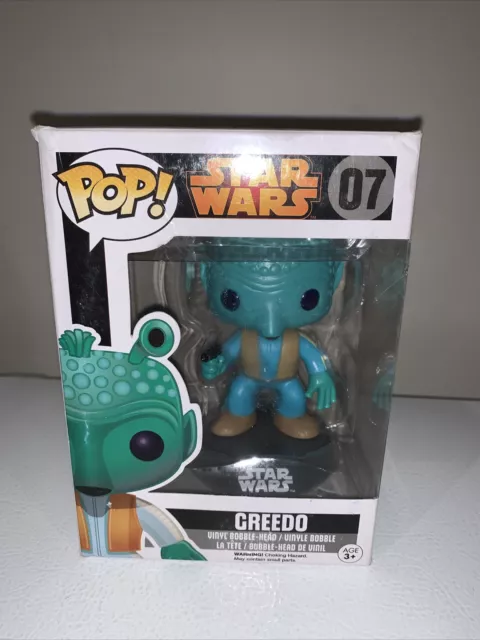 Funko Pop Star Wars Greedo #07 Vaulted Mib Boxed