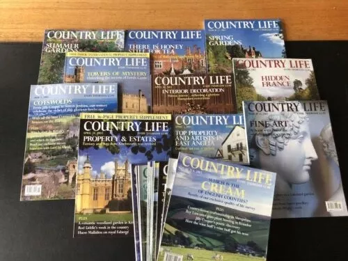 Job Lot 20 Number Country Life Magazines  2003 January to May