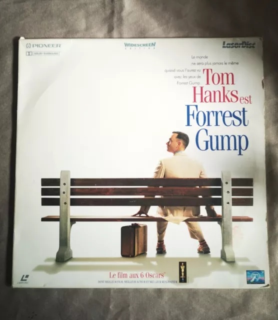1994 Laser Disc Tom Hanks Est FORREST GUMP Film 2 Disques