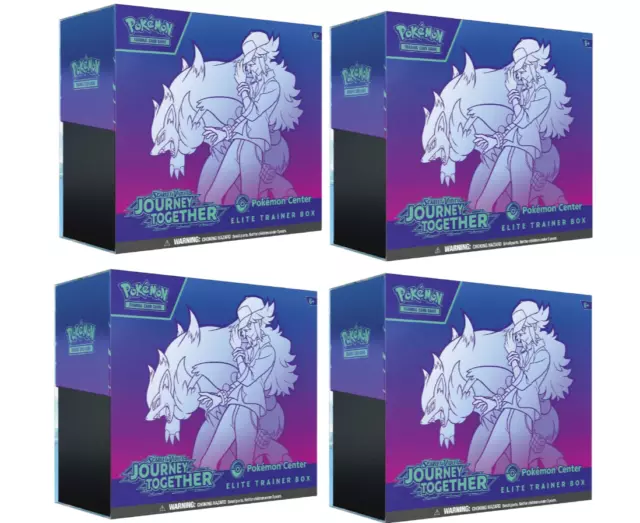 2X POKEMON CENTER Journey Together Elite Trainer Box ETB PRE ORDER £312.71 PicClick UK