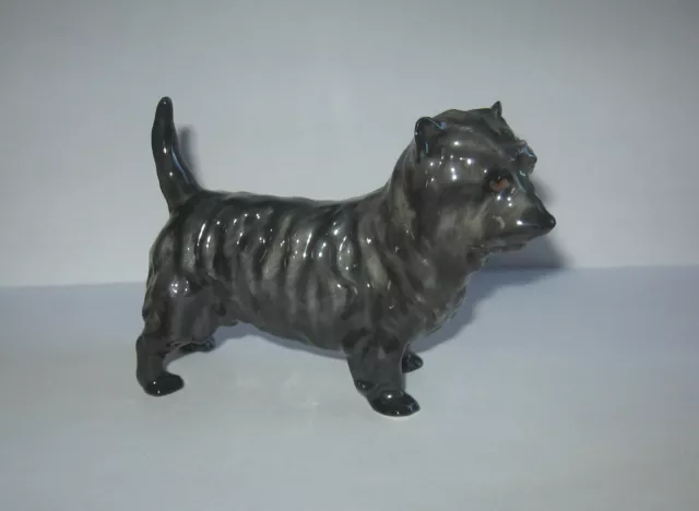 Vintage ROYAL DOULTON Porcelain Cairn Terrier Dog Sculpture Figurine HN1035