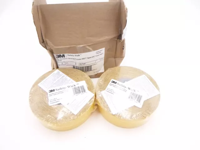 2 Pk 3M Slip-Resistant General Purpose ASET 2"x60' Tapes & Treads 630-B Yellow