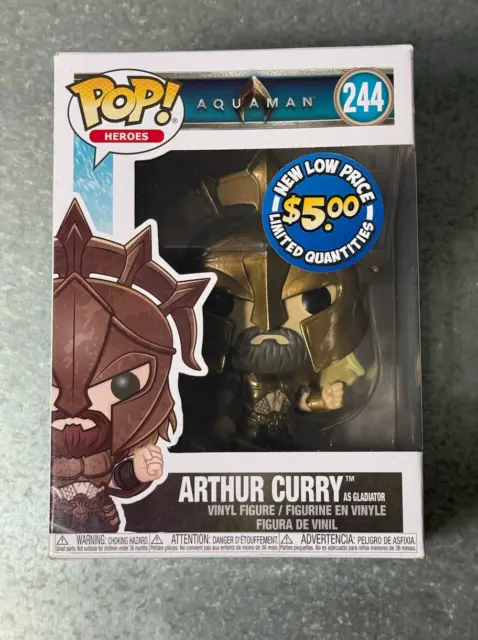 Funko Pop! DC Aquaman Movie Arthur Curry as Gladiator #244