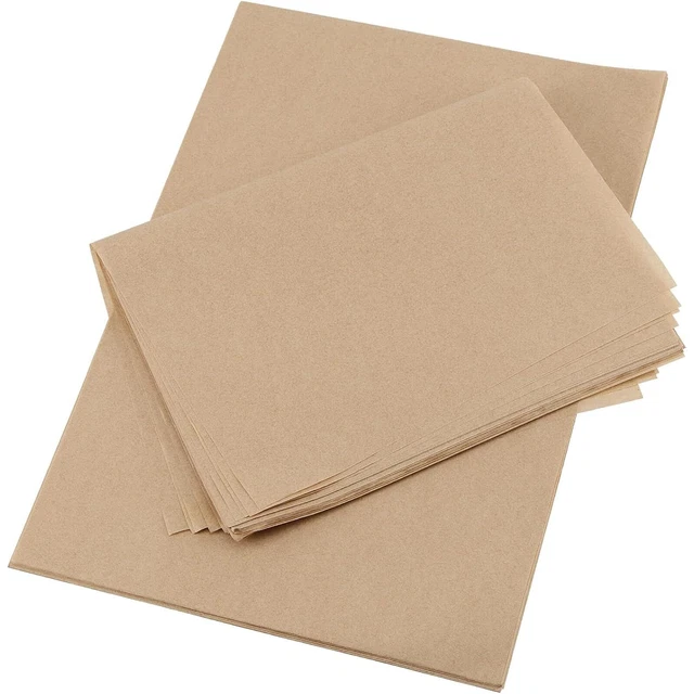 Lot De 300 Feuilles Papier Sulfurisé Alimentaire - 28 X 38 Cm - Blanc, Impression Anglaise
