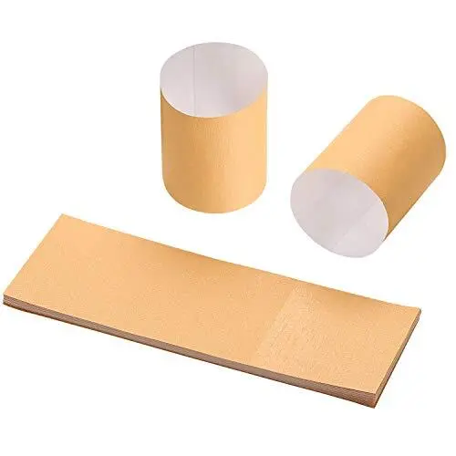Gmark Paper Napkin Band Box of 2500 Paper Napkin Rings self Adhesive Biege GM...