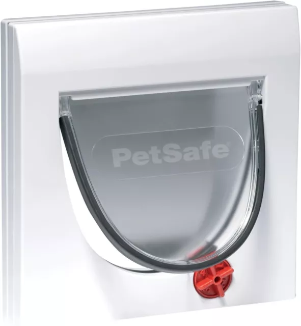 Rabat pour chat classique à verrouillage PetSafe Staywell 4 voies, facile à installer, durable, porte pour animaux de compagnie