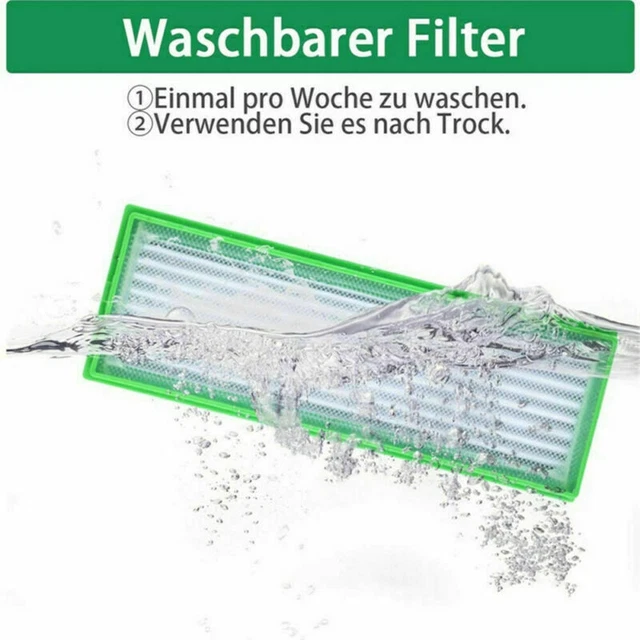 Vk 200 Beutel Ersatz-Rollenbürsten-Seitenbürsten Hepa-Filter Für Vorwerk Kobold VR200 Vr300 Roboter Staubsauger~p154867835 VR200 Zubehör Set