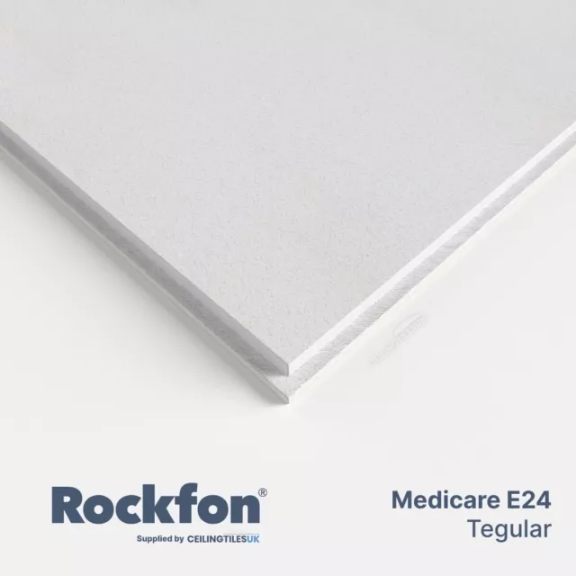 Rockfon MediCare Standard E24 1200 x 600 x 15mm  CEILING TILES 16 PACK