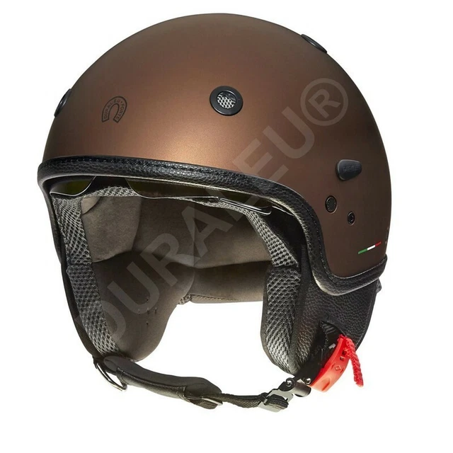 CASCO DURALEU NUDO con prese d'aria marrone EUR 105,60 PicClick IT