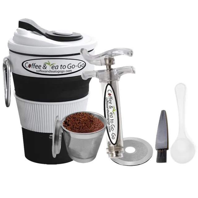 Coffee & Tea to Go Go -  Dual Purpose: Home & Portable Brewing Kit