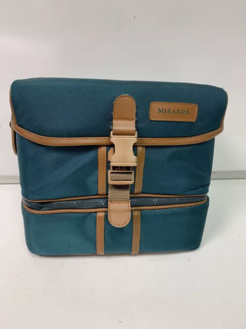 Miranda Vintage Camera Camcorder Carry Case Shoulder Bag Green Brown Video