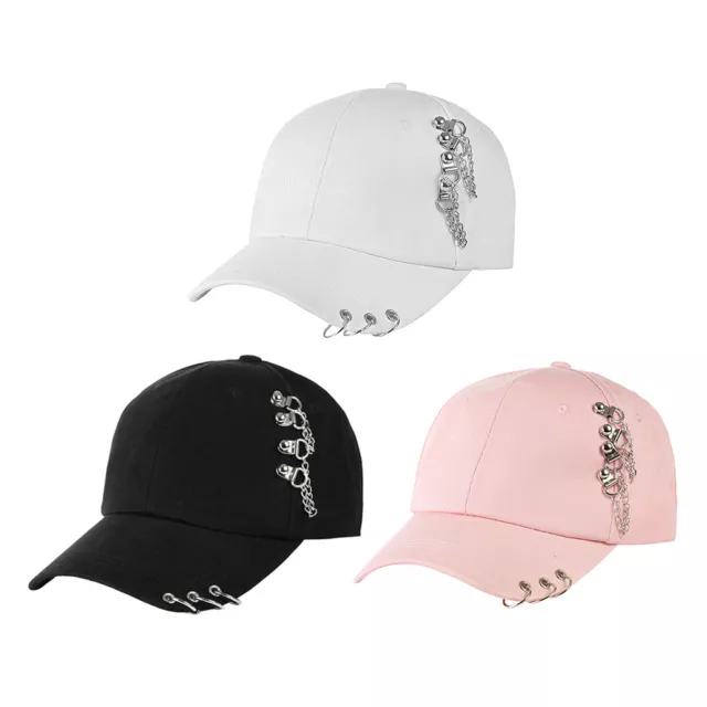 Chapeau de Baseball Hip Hop Punk anneau chapeau pour femmes hommes casquette de