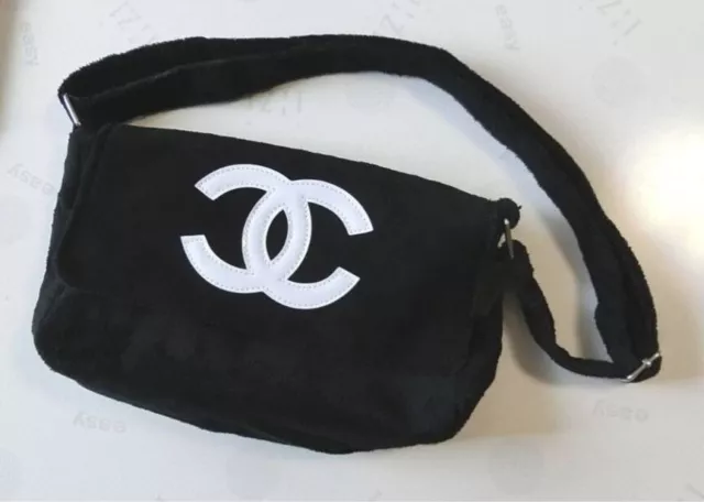 CHANEL Precision Novelty Coco Mark Pile Shoulder Bag Pink Used