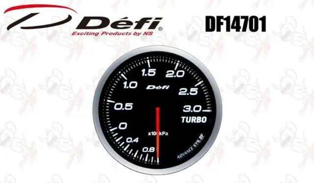 Defi ADVANCE BF φ60 Turbo-Messgerät, 300 kPa, Modell, weiße Beleuchtung,...