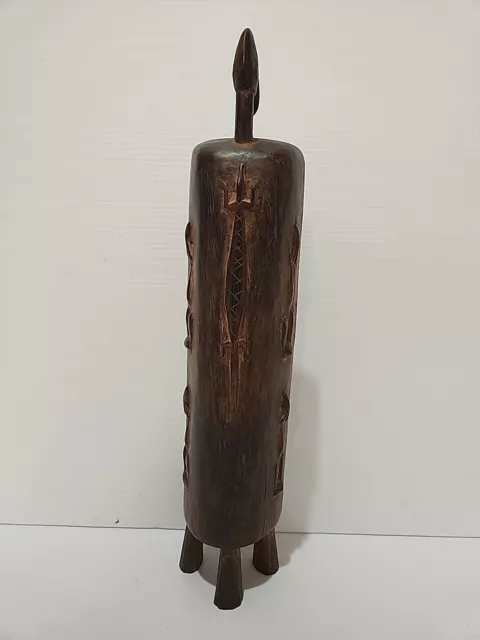 Dogon Wooden  Mali African Tribal Medicine Cabinet Hand Carved 44cm (F2) 3