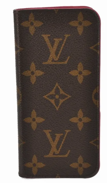 Authentic Louis Vuitton Monogram Folio Iphone 6 Case M61422 LV 9108F