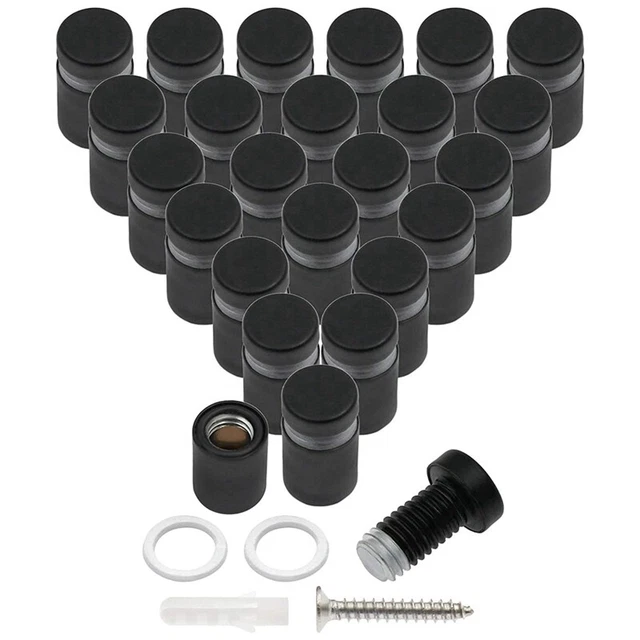 24Pcs Standoff Screws, Wall Sign Standoff Mounting Hardware Advertising5718