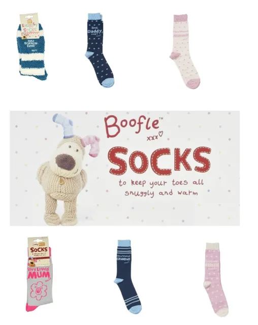 Boofle Socks -Male, Female, Mummy, Daddy - Buy 1 Pair Get 2 Pairs Free