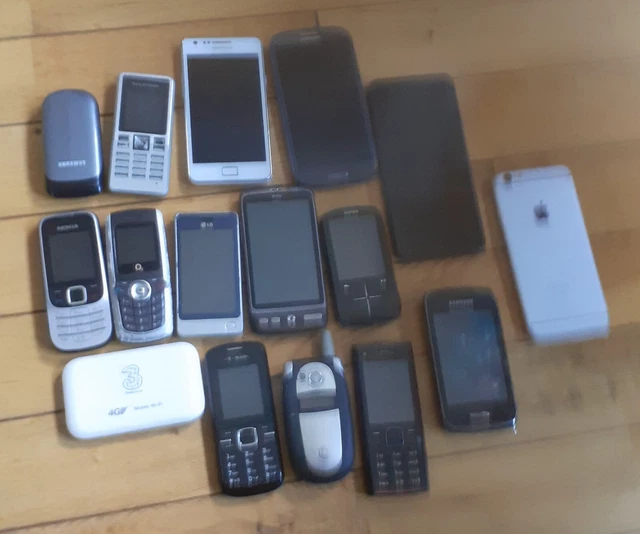 Job Lot Of Used Mobile Phones X 15