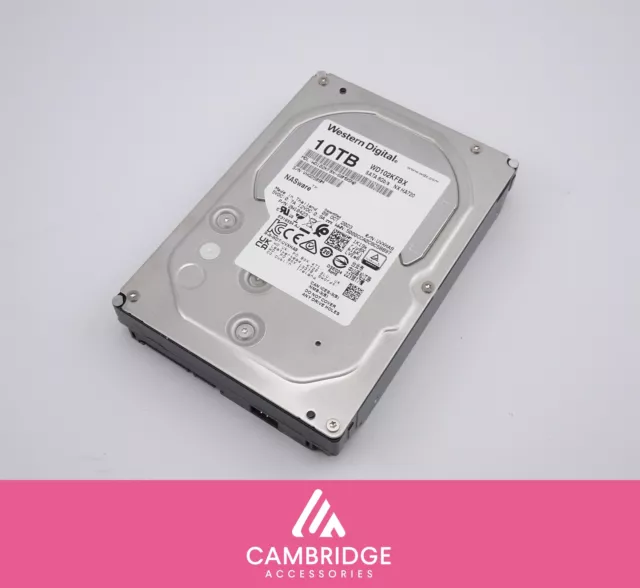 Recert 10TB HDD 3.5" SATA III Western Digital WD Red Pro WD102KFBX Hard Drive