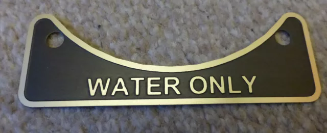 Land Rover Camper Series 2 2a 3 Defender 90 110 Water Filler Metal Label Badge